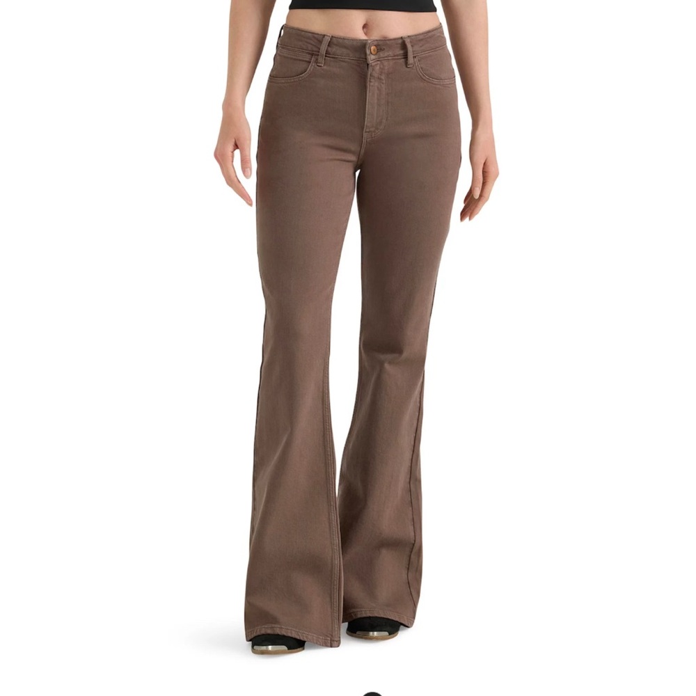 Women's Brown Flare Jeans